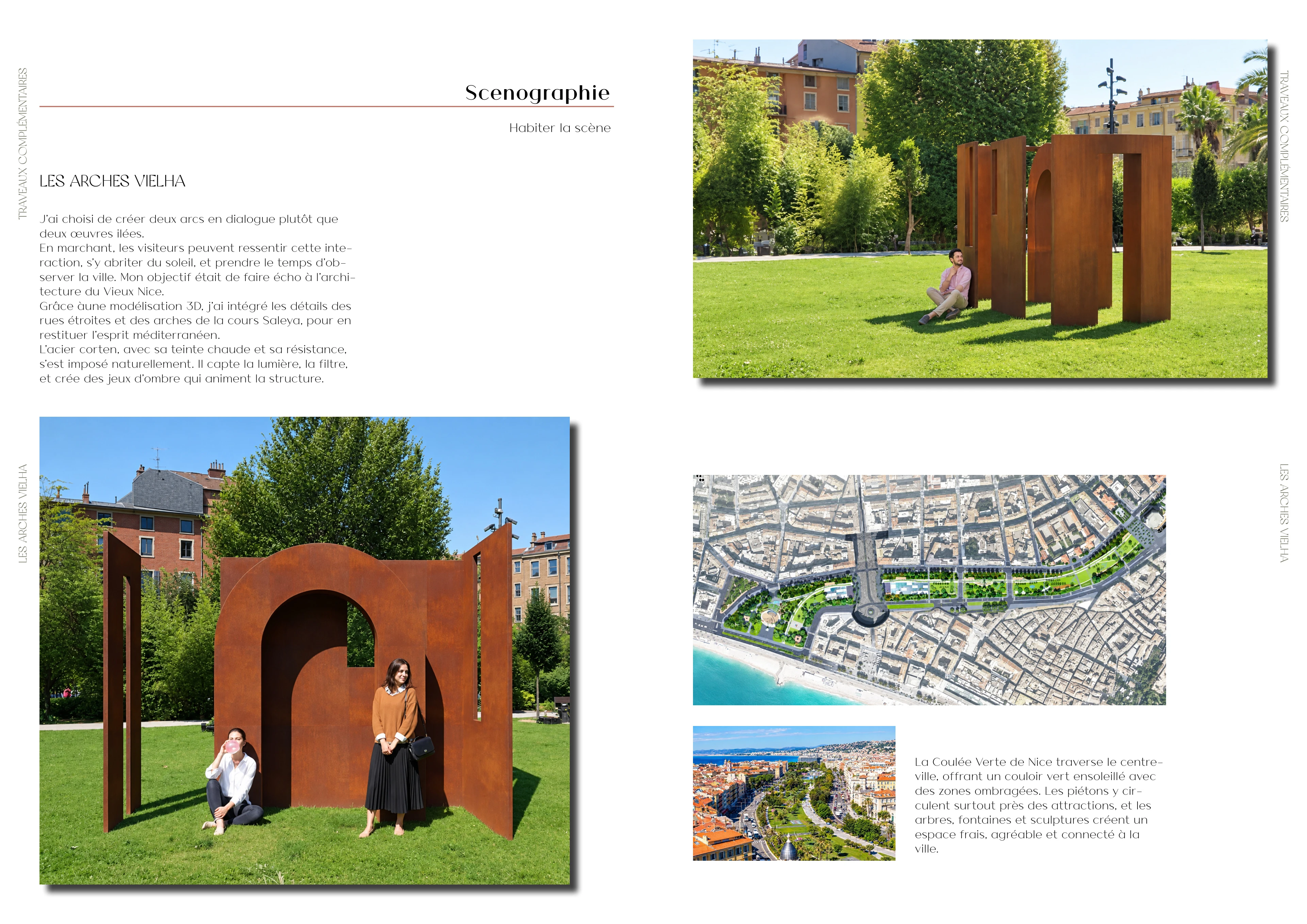Les Arches Vielha - Recherche & implantation, planche du portfolio